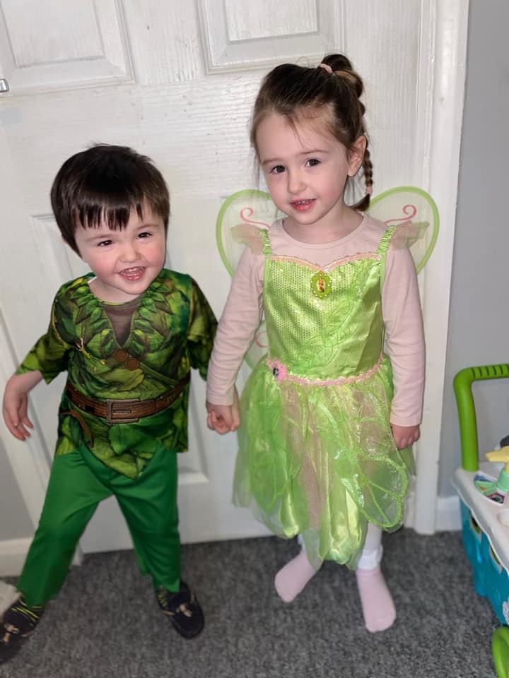 Off to Neverland... Peter Pan and Tinkerbell