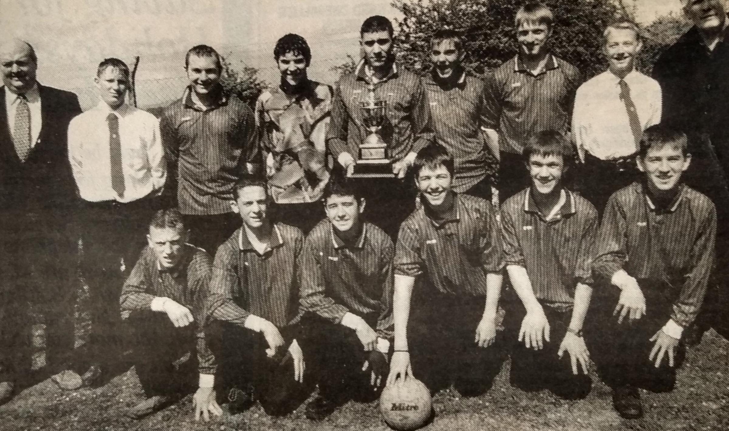Price Cup winners again in May 1997 were the schools Under-16s team