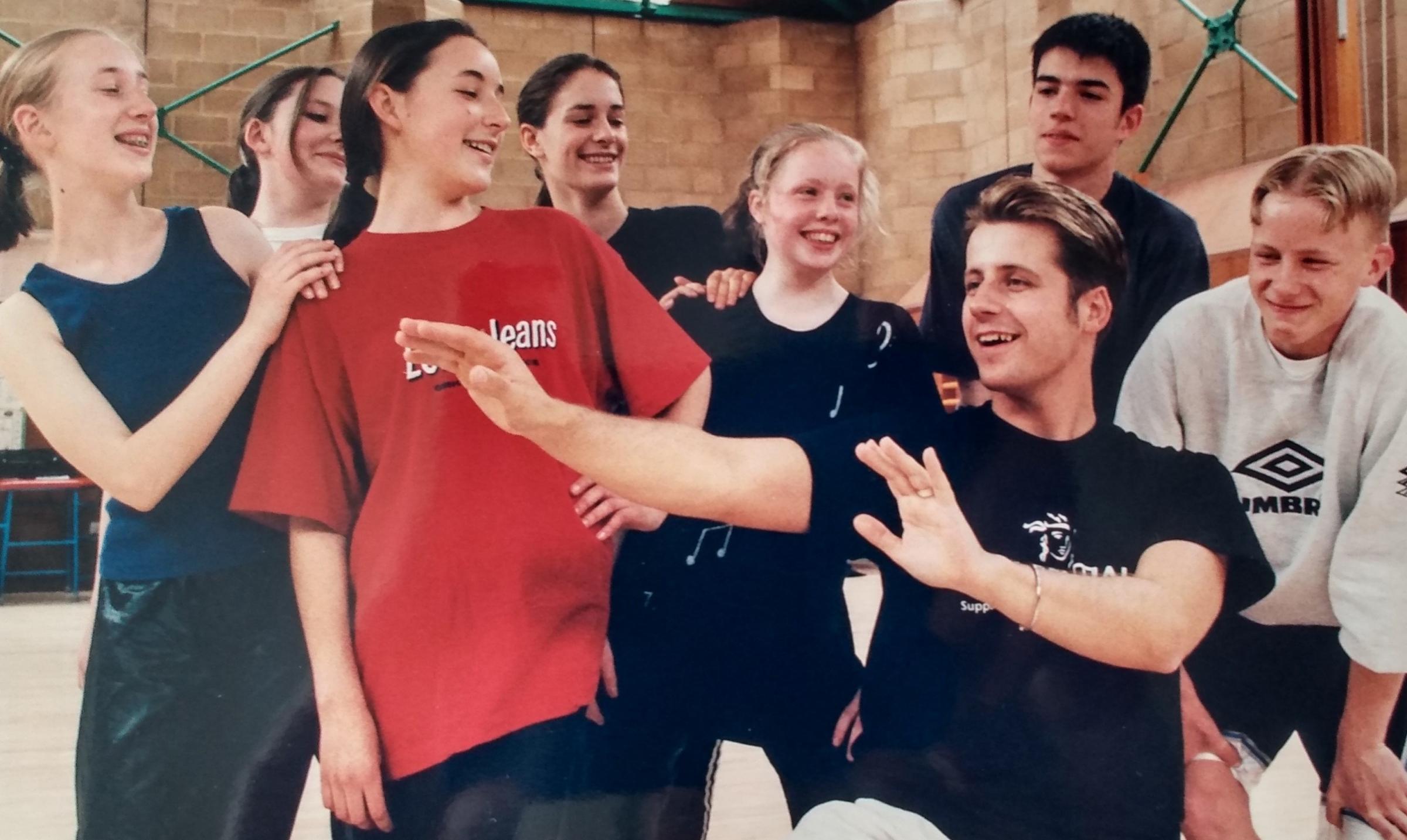 May 1997 and the Rambert Dance Company were at the school offering tips to get to the top
