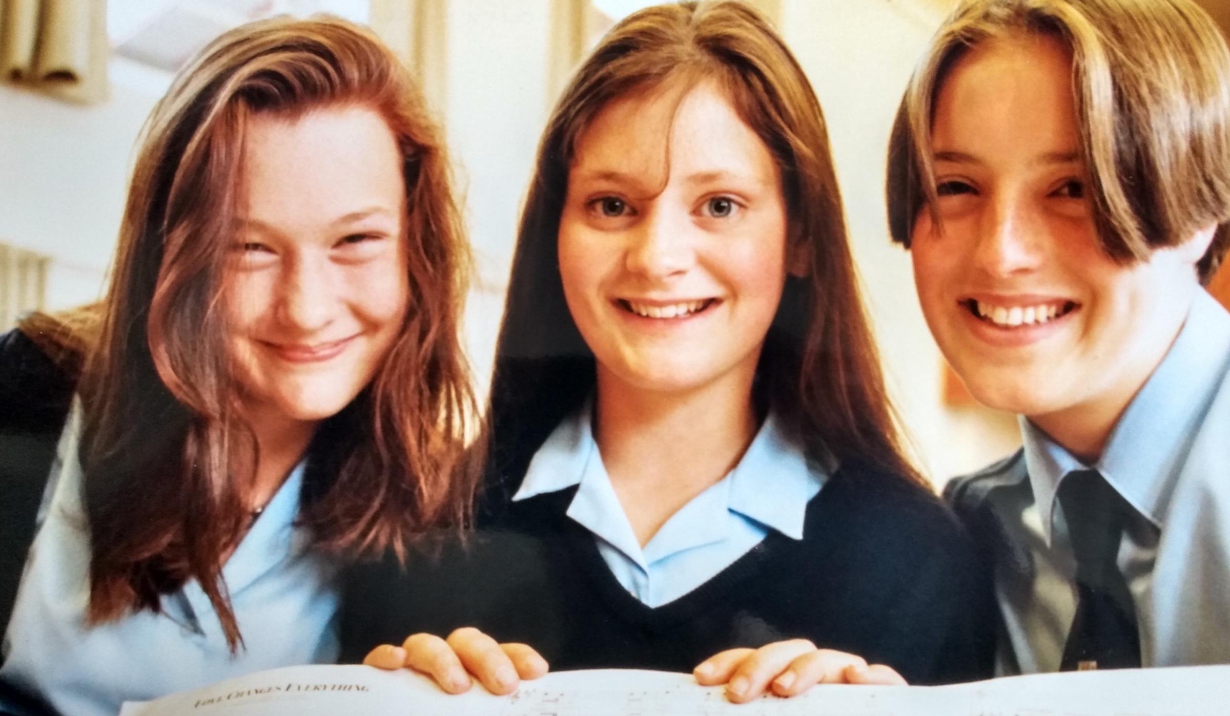 July 1994 and pictured are the winners of the schools annual Musician of the Year contest. From left, Sharon Smith (top junior musician), Ellie Doodey (top singer) and Helen Jones (top senior musician)