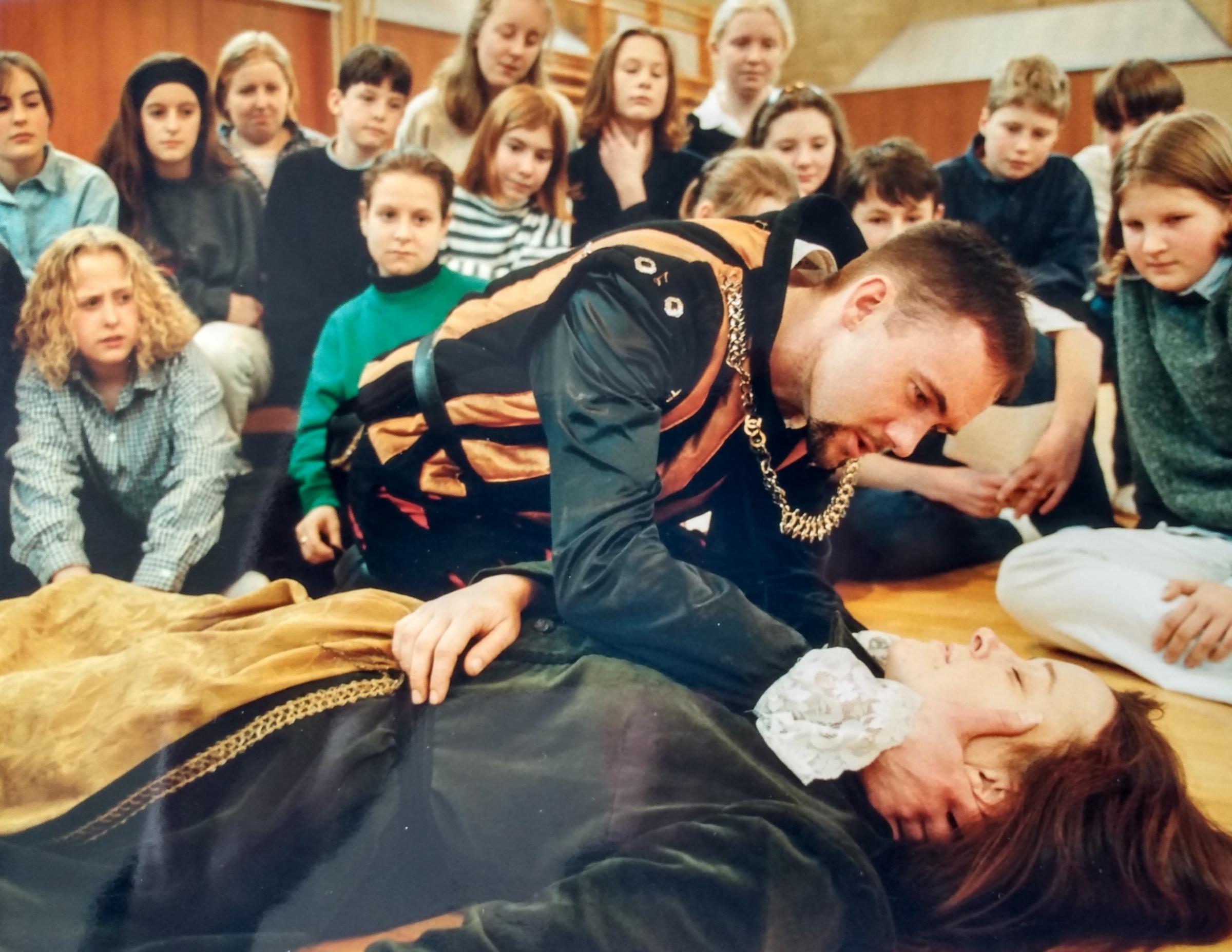 March 1996 saw students enjoy a workshop production of Romeo And Juliet performed by Pentabus Theatre