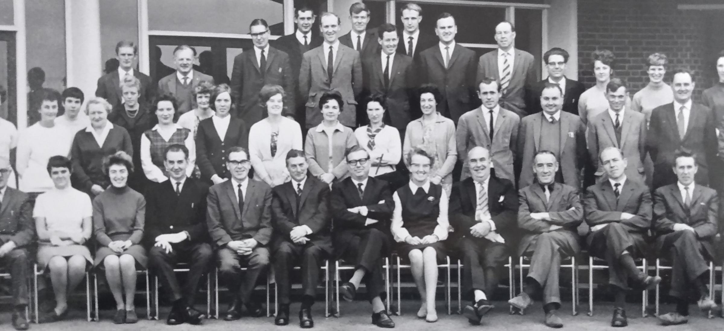 Nunnerys teaching line-up in 1967. Do you remember any of the faces?