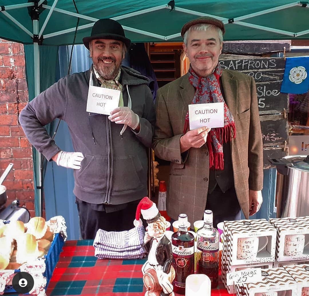 Nick Hunt and Arvin Gautama, fun days at Worcester’s Victorian Fayre