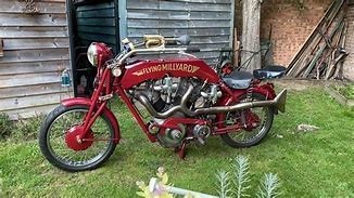 The Flying Millyard is fitted with a 5.0-litre V-Twin engine