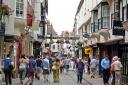BUSTLING: One of York's busy city centre streets