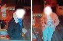 CCTV STILL: A couple allegedly did not pay for drinks at a Worcester bar