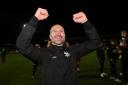 Bring it on: Kidderminster Harriers’ manager Russ Penn in buoyant mood ahead of FA Cup fourth round clash with West Ham.