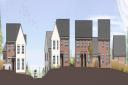 PLAN: An artist's impression of the proposed homes in Leigh Sinton