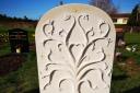 A memorial created for Billy Rowan White by Stonemasons of Worcester
