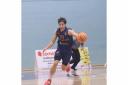 Ian Vivero-Rodriguez in action during Worcester Wolves win.