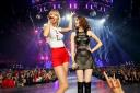 STARS: Cher Lloyd performing with Taylor Swift in 2013