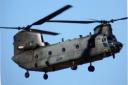 RAF: A chinook was filmed fling over Worcester and Hallow.