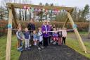 A new swing set has been installed in Upton Snodsbury