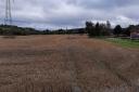 LAND: The fields behind Abberley Village Hall where up to 14 new homes could soon be built