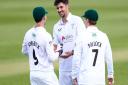 Josh Tongue claimed two scalps with the ball on day two of Worcestershire's match with Sussex