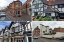 BEST: Clockwise from top left - Paul Pry, King's Arms, The Plough and The Royal Oak which all reflect the rich history of Worcestershire - and are still great places to enjoy a pint