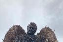 HOPE: The Knife Angel when it was in Worcester became a symbol of the broader battle against knife crime, including attacks with 'zombie knives'