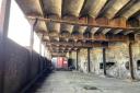 UNSAFE: The view from under the former ironworks apron which would be demolished because it is unsafe