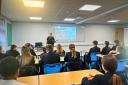 Police talk to pupils about knife crime