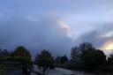 It is beginning to look dark over Worcester.