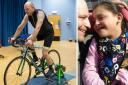 FUNDRAISER:  Dedicated fundraiser Tony Frobisher with his late daughter Milla
