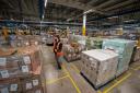 An Amazon warehouse ahead of Black Friday