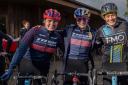 The Trek Factor Racing trio of Hattie Harnden (left), Evie Richards (centre) and Tracy Moseley will be part of a special Q&A event this Friday