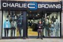 WELCOME: James Welch, manager, at Charlie Browns Menswear.