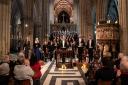 WFCS in concert at Worcester Cathedral. Picture: Michael Whitefoot.