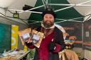 Tomm Hulse, of Bil-Tomm's Biltong, is selling traditional South African style biltong.
