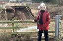 CONCERN: Bedwardine councillor Sue Smith is concerned about what led to the collapse of Powick Old Bridge