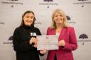 Harriett Baldwin MP met with several apprentices, including Meg Riach, from Ashton under Hill, at a reception in Westminster during National Apprenticeship Week