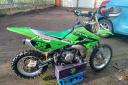 STOLEN: A green motocross bike stolen from Droitwich