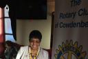 Yolanda Hilton, twice president of the Cowdenbeath Rotary Club.