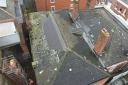 ROOF: Asbestos tiles have been found on the roof of International House in Pierpoint Street