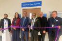 Left to right: Imam Fazal Hassan, Anglican Bishop of Lancaster, Jill Duff, East Lancashire Hospitals Trust Chief Executive, Martin Hodgson, Mayor of Burnley, Councillor Shah Hussain, Vicar-General Fr Peter Hopkinson and Canon Andrew Horsfall