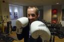 Ian Bonsall is ready to take part in the Ultra White Collar Boxing event.