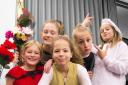 Performing in Jack and the Beanstalk are (back from left) Alice Farmer, Claudia Jeyes, Cloe Korff, Kija Lindo, Olivia Ruff and (front from left) Will Daniel and Cleo Markland.