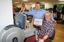 ACCREDITED: Perdiswell Leisure Centre has been award the Inclusive Fitness mark. Centre manager Rob Tyler with Councillor Mike Johnson.