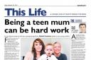 Being a teen mum can be hard work