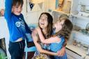 MUM: Lauren Maddock with children Arthur and Penny