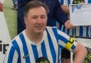 The Walking Football Association chose Simon Forrest for the 2023 Grassroots Impairment Coach of the Year award
