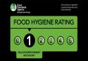 RATING: One star food hygiene rating