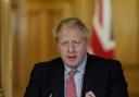 HOSPITAL: Prime Minister Boris Johnson during a recent press conference from Downing Street , before he was taken to hospital. Picture: PA Wire