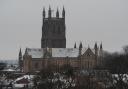 SNOW: Worcester Cathedral in the snow in 2020. Picture: Lloyd Laskey