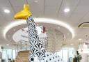 CUTE:‘Deco’ the giraffe was chosen as the company’s sculpture in 2018.