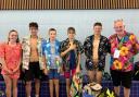 Pershore swimmers dress up for regional competition.