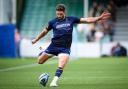 Owen Williams of Worcester Warriors attempts to kick a conversion - Mandatory by-line: Andy Watts/JMP - 18/09/2021 - RUGBY - Sixways Stadium - Worcester, England - Worcester Warriors v London Irish - Gallagher Premiership Rugby