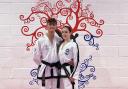 Head instructor Sally Gleaves (right) and student Luke Holland-Boyer (left) will represent England later this spring.