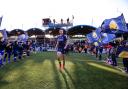 FIFTY UP: Worcester's Ashley Beck led the team out for his 50th appearance last weekend against Northampton at Sixways.